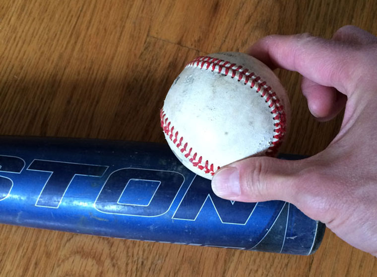 Bat on ball - popup