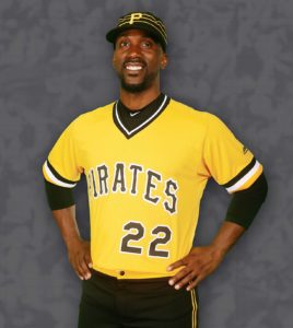 Andrew McCutchen rocks the throwback 1979 Pirates uniform