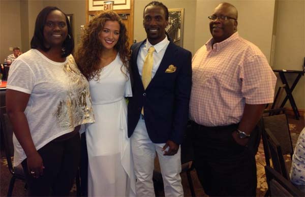 Petrina McCutchen, Maria Hanslovan, Andrew McCutchen and Lorenzo McCutchen