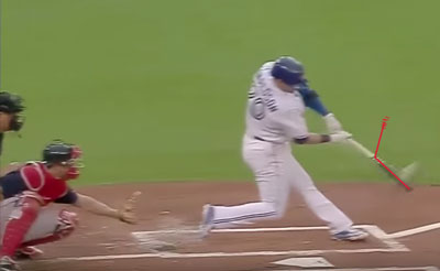 Josh Donaldson point of contact Insider Bat overlay