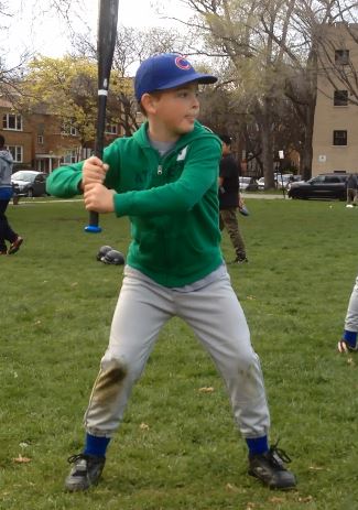 Back elbow up in stance