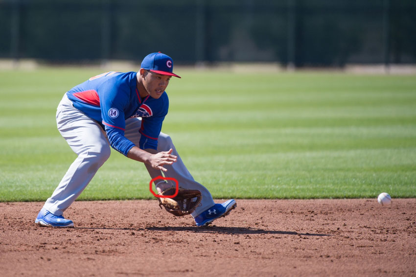 Addison Russell's palm