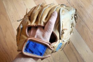 Glove with index finger out