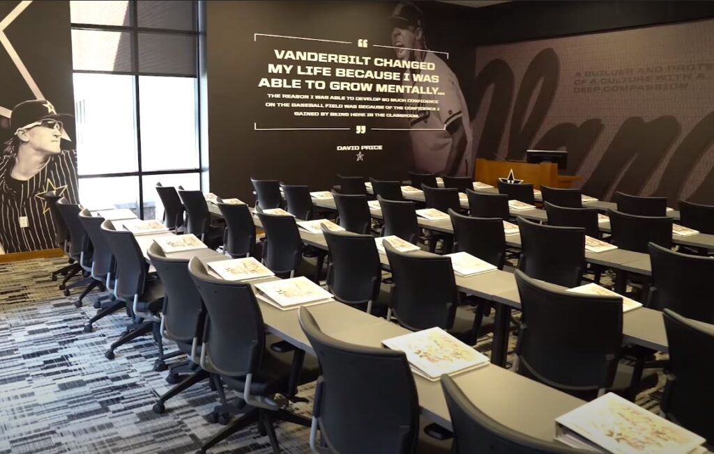 Vanderbilt baseball classroom