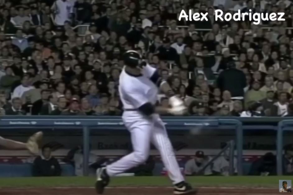 A-Rod actual swing